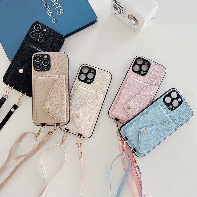 Oak & Coral | Women's Phone Bag with Wallet on a Strap