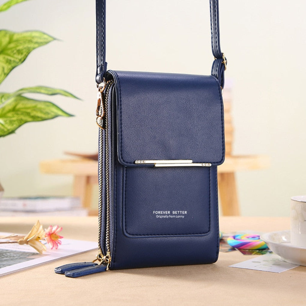 Oak & Coral | Women's Phone Shoulder Bag with Touchscreen Compartment