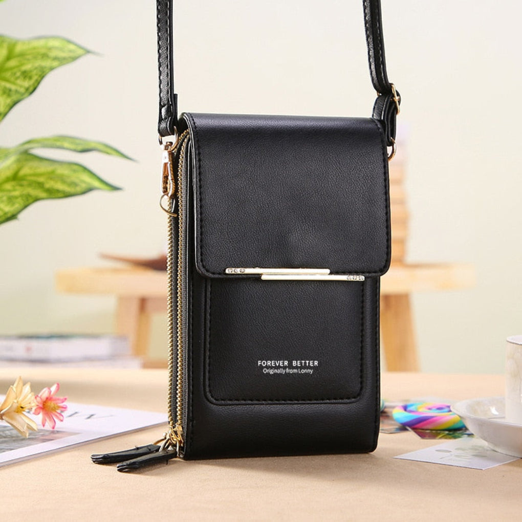 Oak & Coral | Women's Phone Shoulder Bag with Touchscreen Compartment