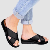 Oak & Coral | Comfort Platform Slide Sandals
