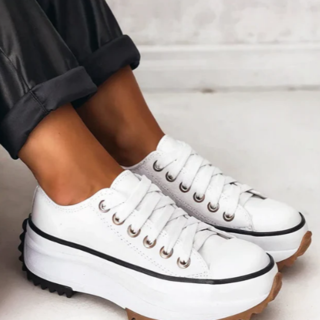 Oak & Coral | Women's Platform Sneakers with Chunky Sole