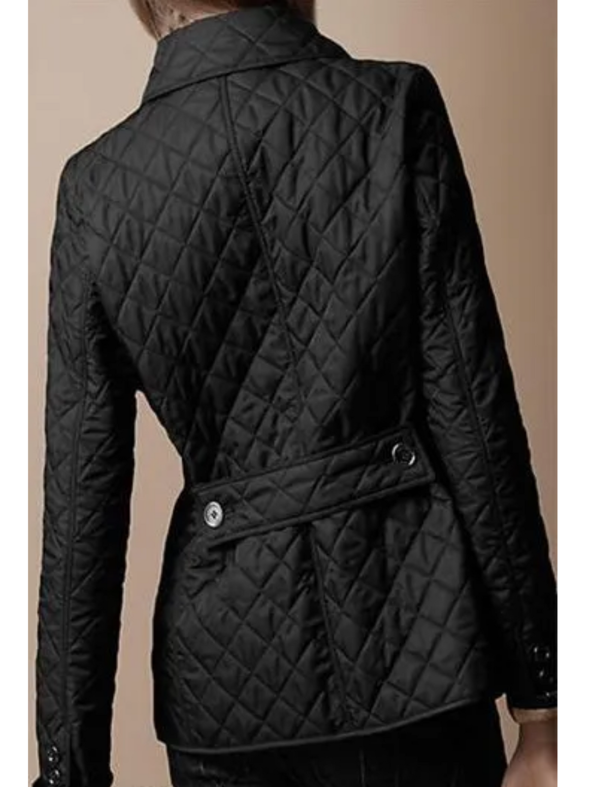 Oak & Coral | Women's Quilted Jacket with Snap Button Front