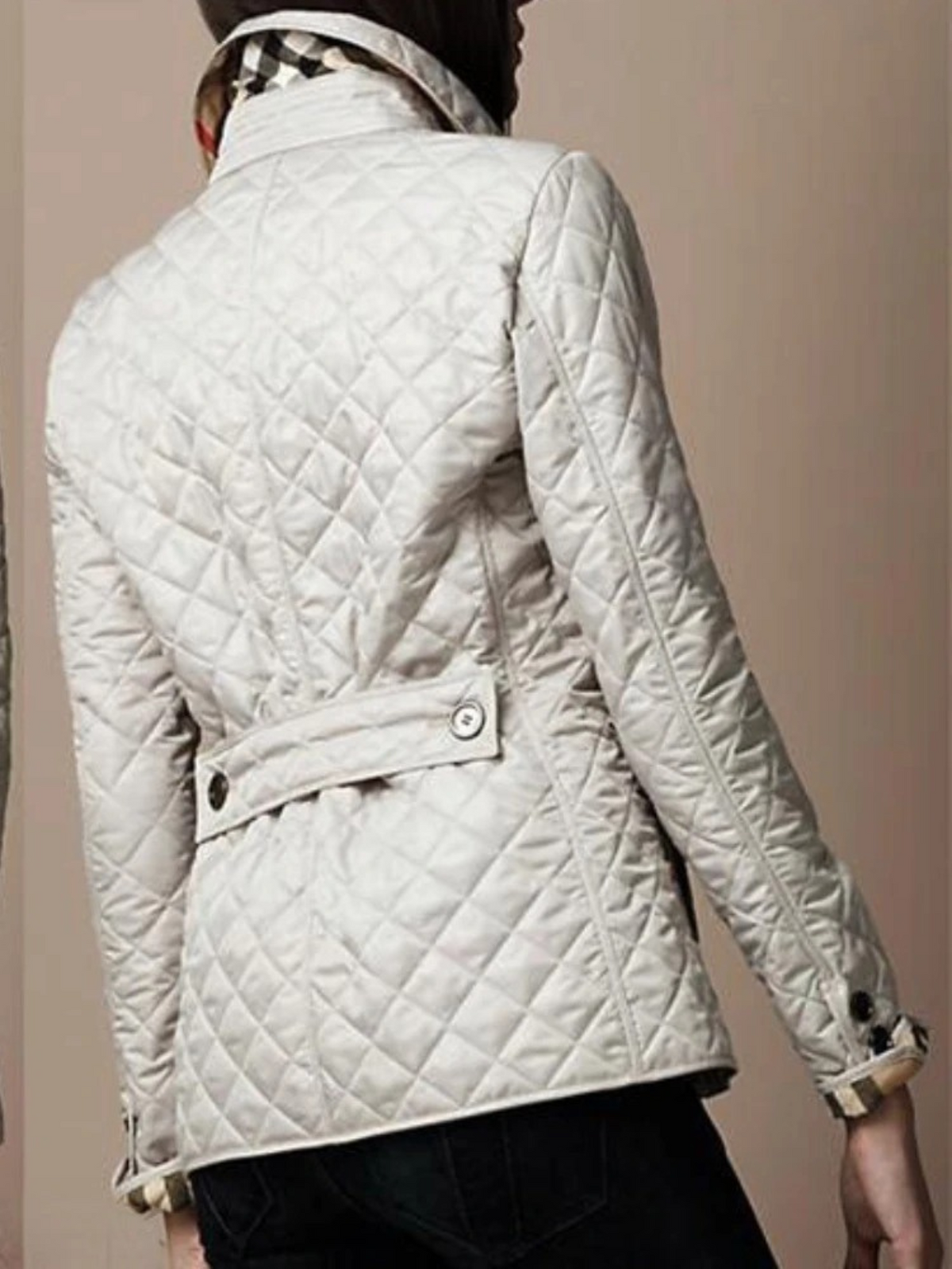 Oak & Coral | Women's Quilted Jacket with Snap Button Front