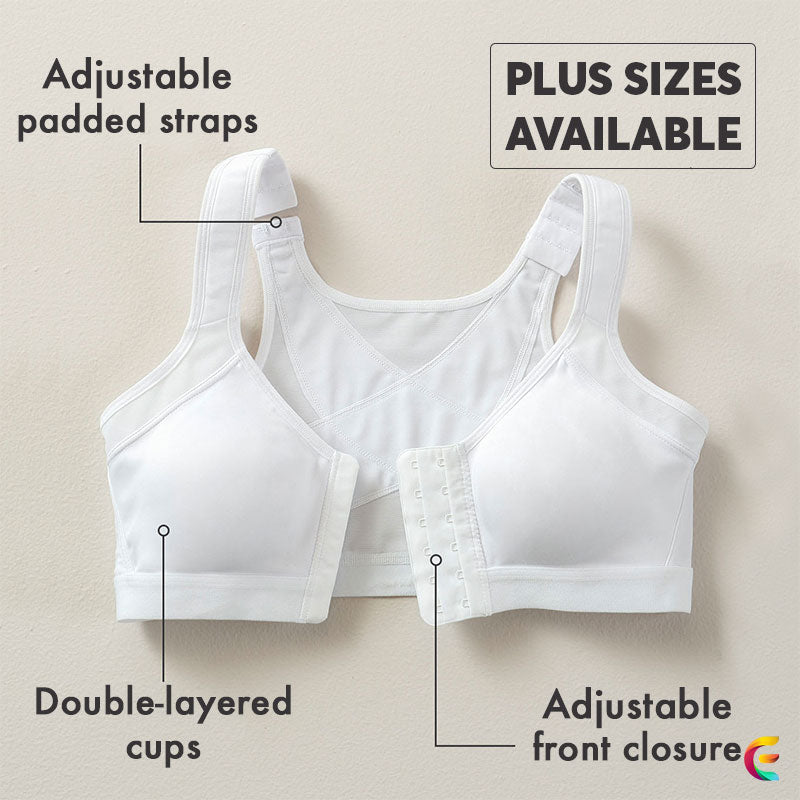 Oak & Coral | Women's Sport Bra Front Closure