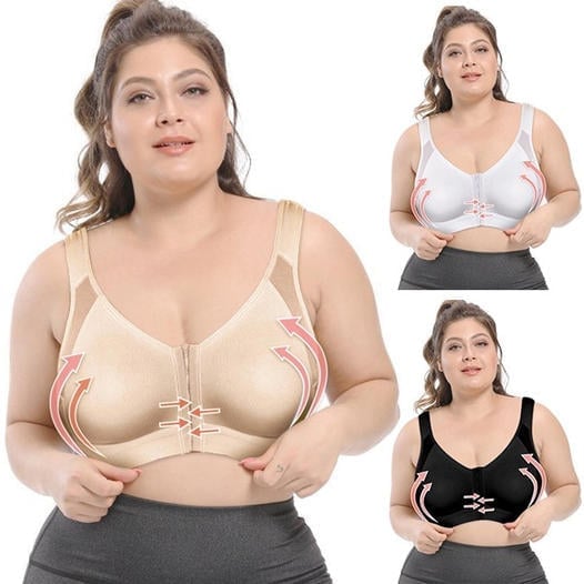 Oak & Coral | Women's Sport Bra Front Closure