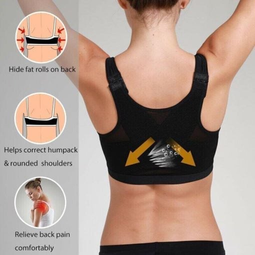 Oak & Coral | Women's Sport Bra Front Closure