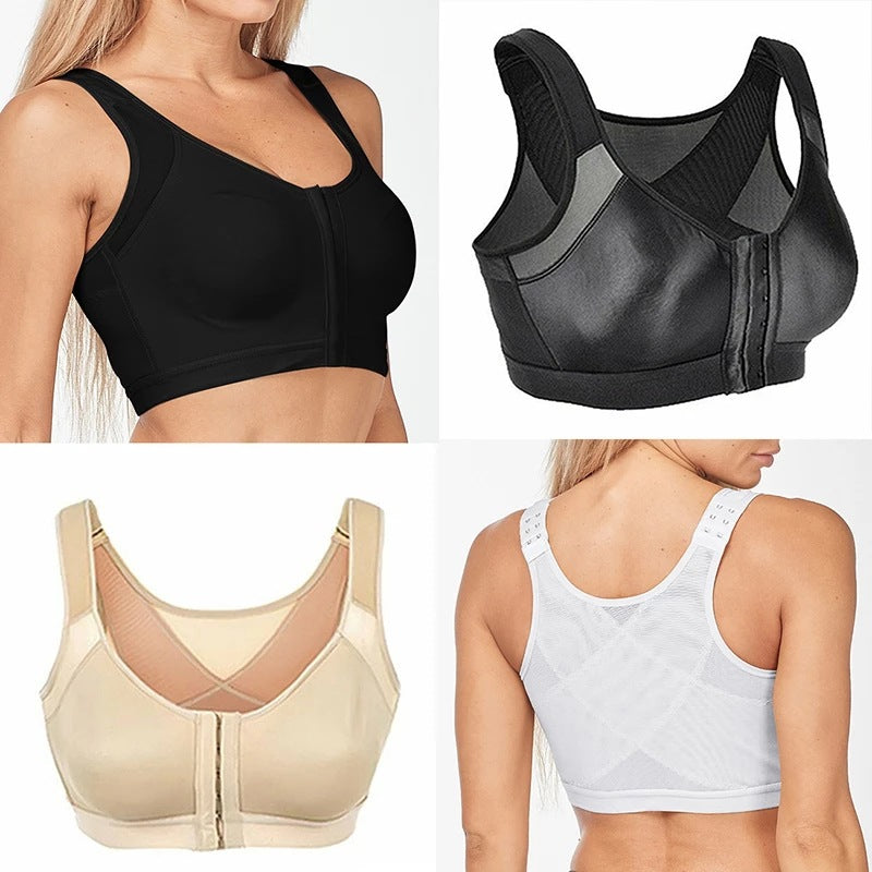 Oak & Coral | Women's Sport Bra Front Closure