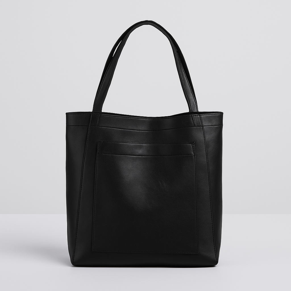 Oak & Coral | Women's Structured Tote Bag with Exterior Pocket
