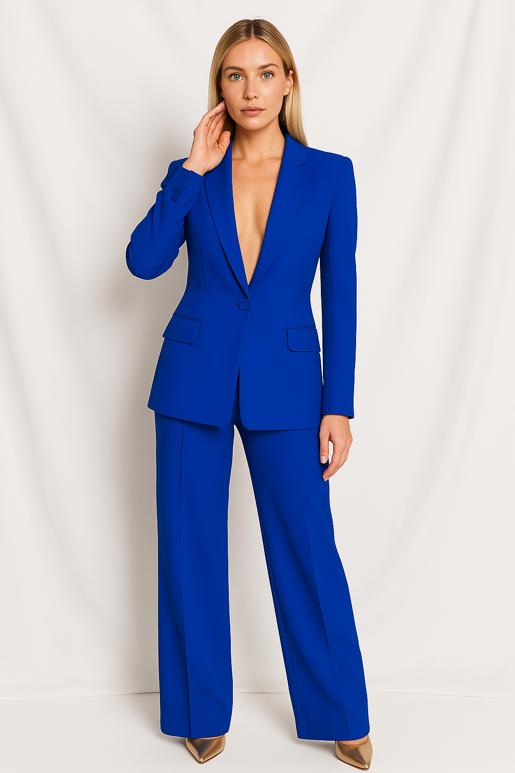 Oak & Coral | Women's Tailored Blazer & Trouser Set