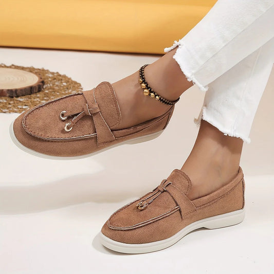 Oak & Coral | Women's Tassel Detail Loafers
