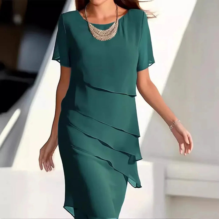 Oak & Coral | Women's Tiered Midi Dress