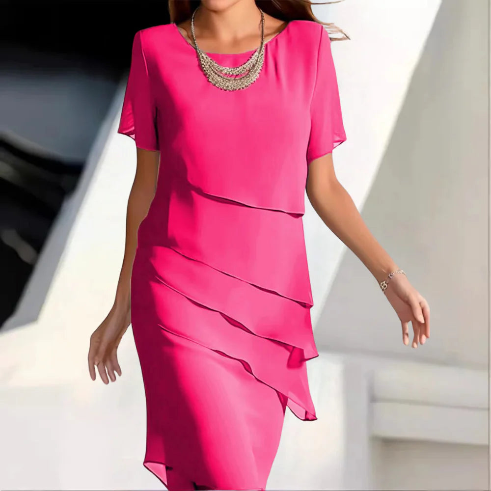 Oak & Coral | Women's Tiered Midi Dress