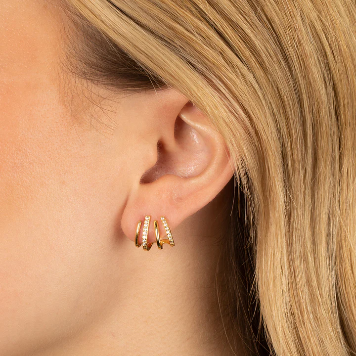 Oak & Coral | Women’s Twist Earrings | Lightweight Statement Jewelry | Hypoallergenic Finish