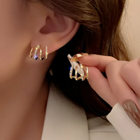 Oak & Coral | Women's Spiral Earrings | Chic Statement Pieces | Hypoallergenic