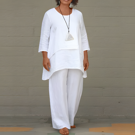 Oak & Coral | Women's Two-Piece Layered Outfit