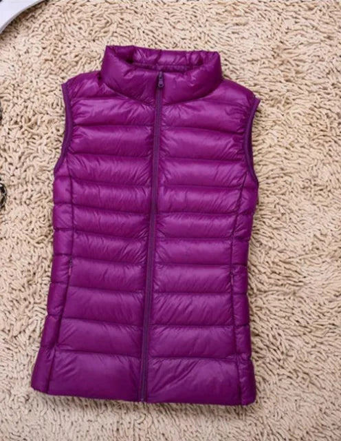 Oak & Coral | Women's Ultra Light Puffer Vest