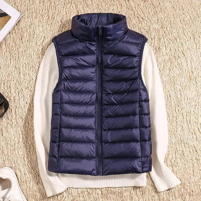 Oak & Coral | Women's Ultra Light Puffer Vest