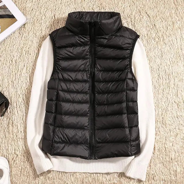 Oak & Coral | Women's Ultra Light Puffer Vest