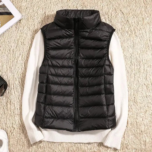 Oak & Coral | Women's Ultra Light Puffer Vest