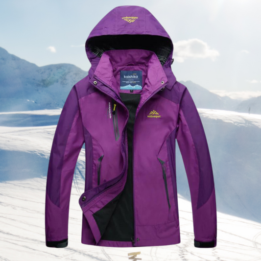 Oak & Coral | Women's Waterproof Outdoor Jacket with Hood