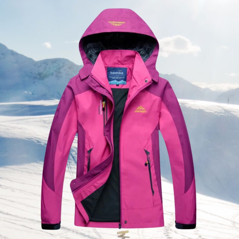 Oak & Coral | Women's Waterproof Outdoor Jacket with Hood