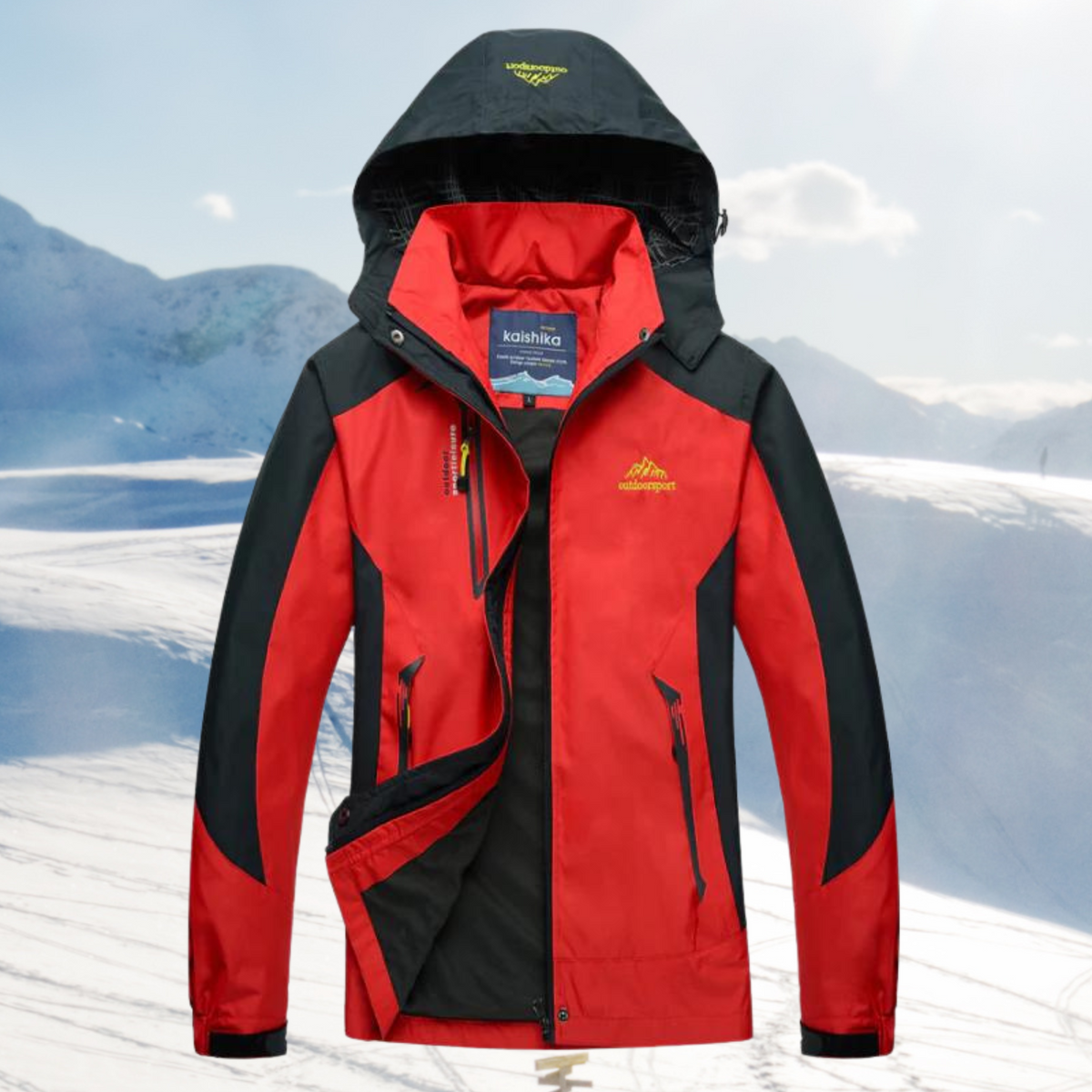 Oak & Coral | Women's Waterproof Outdoor Jacket with Hood