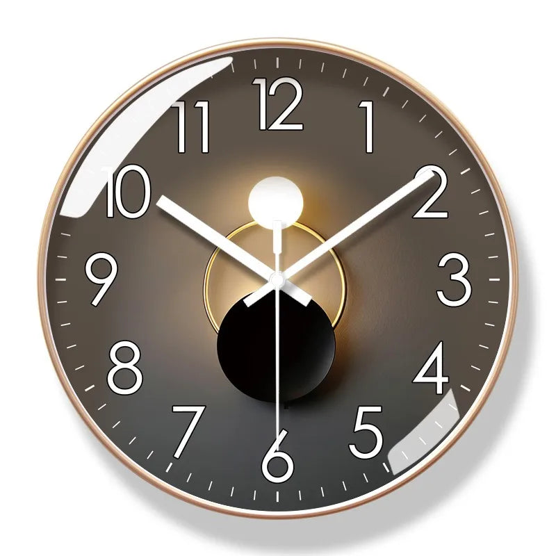 Oak & Coral | ZeitSchön | Designer Wall Clock for Stylish Home