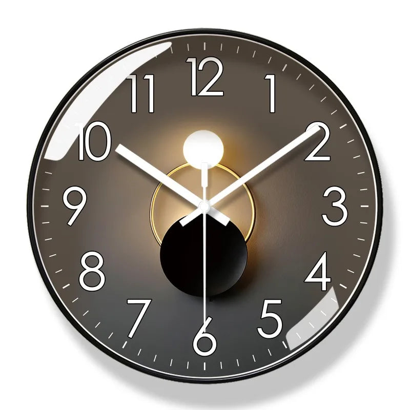 Oak & Coral | ZeitSchön | Designer Wall Clock for Stylish Home