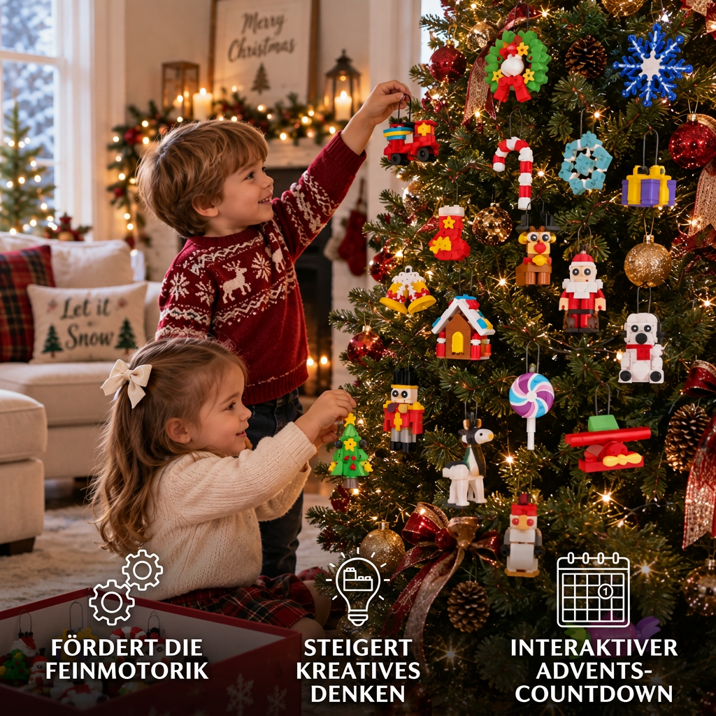 Christmas Decoration Building Block Advent Calendar 2026 – 24 Days Filled with Christmas Surprises