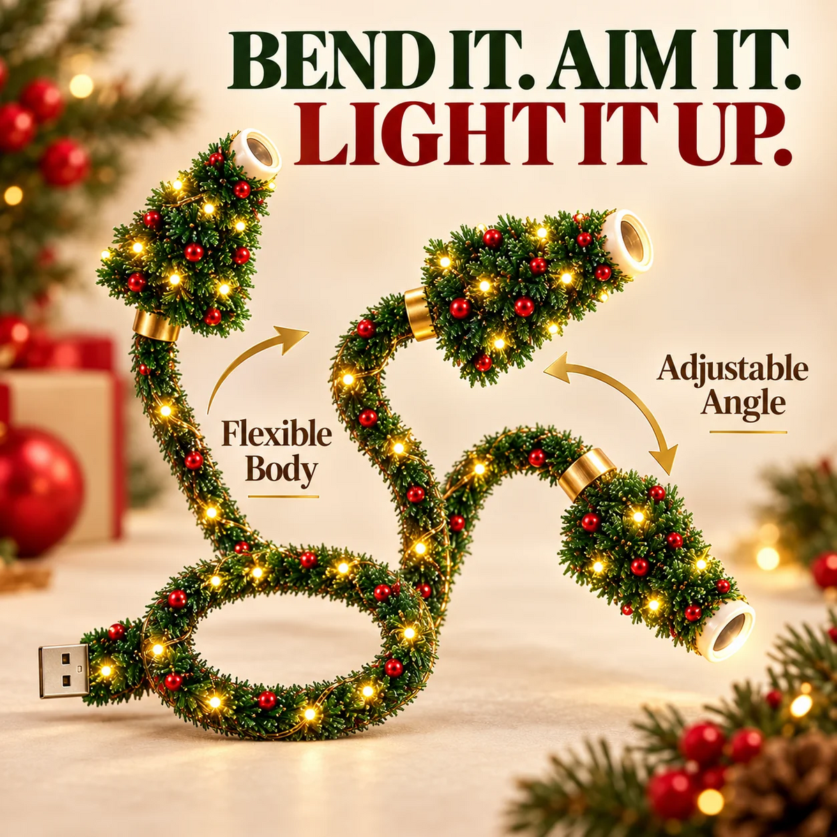 Christmas Tree Projection Light - 6+ Holiday Pattern Ceiling Lamp