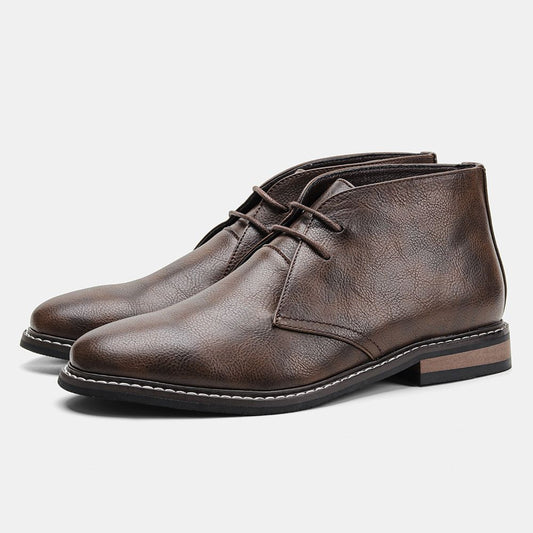 Classic Men's Faux Leather Boots