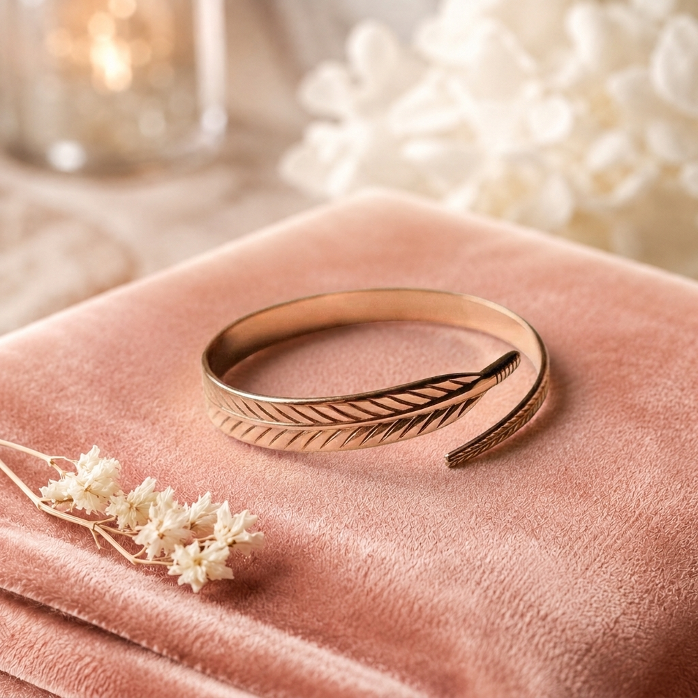 Feather Etch Bracelet