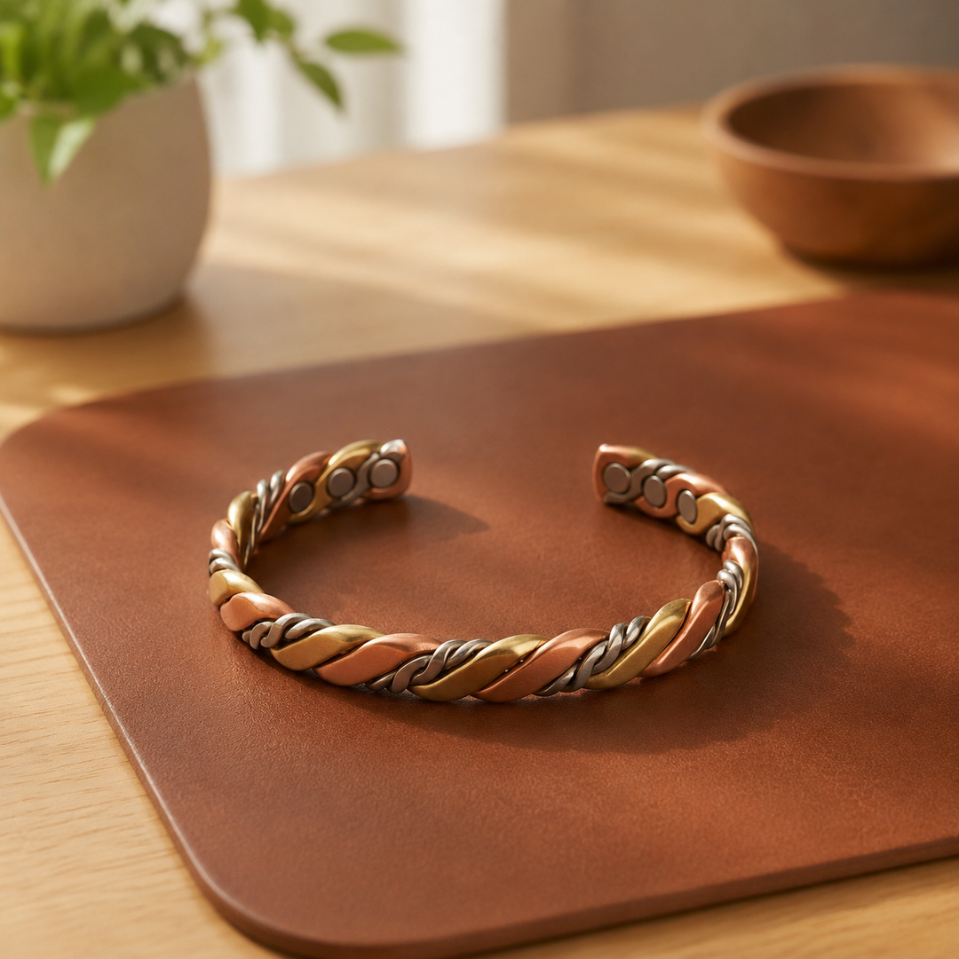 Triple Strand Twist Bracelet