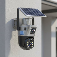 Solar-Powered 4K PTZ Camera with 360 View