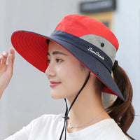 Oak & Coral | UV Protection Foldable Sun Hat