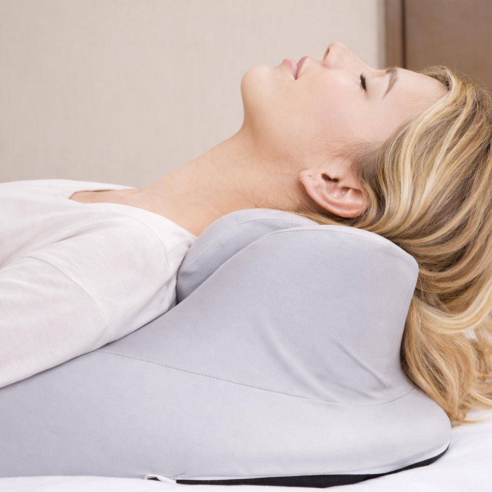 Ergonomic Memory Foam Wedge Pillow with Removable Neck Pillow