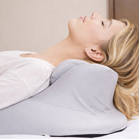 Ergonomic Memory Foam Wedge Pillow with Removable Neck Pillow