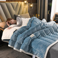 Extra Warm Plush Fleece Blanket, Non-Electric and Machine Washable