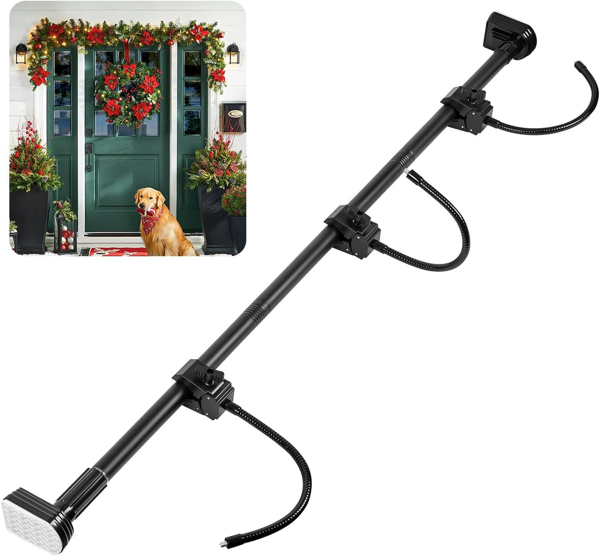 FestivaGrip™ — Secure Your Holiday Joy with Effortless, Stunning Door Decor