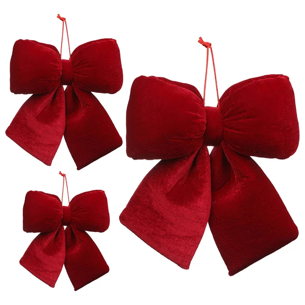 Luxury Red Velvet Bow