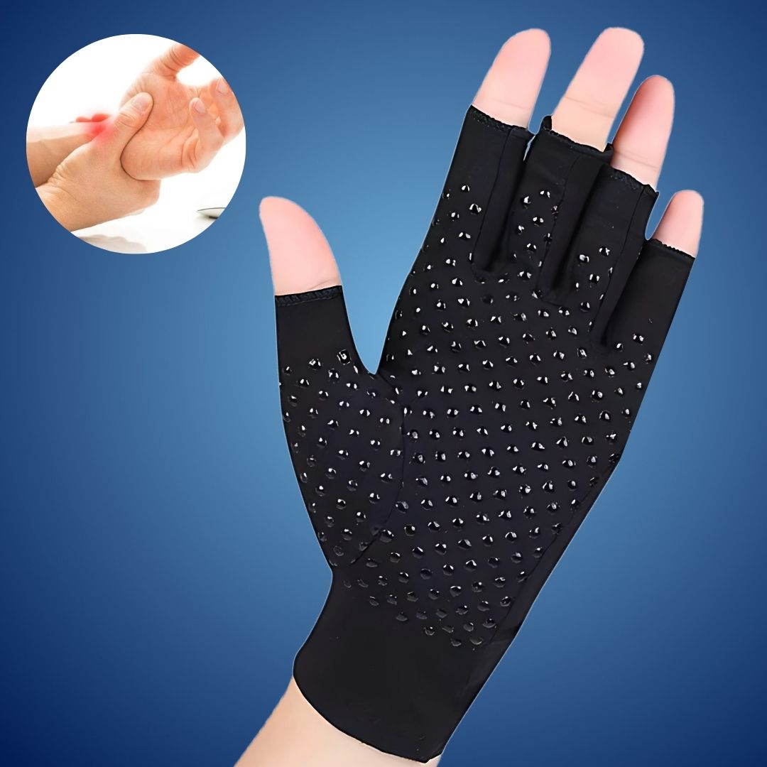 FrostGuard Raynauds Gloves for Cold Hands | Thermal Gloves - Warm Gloves against Hand Pain - Non-Slip Grip - Hand Comfort Oak & Coral