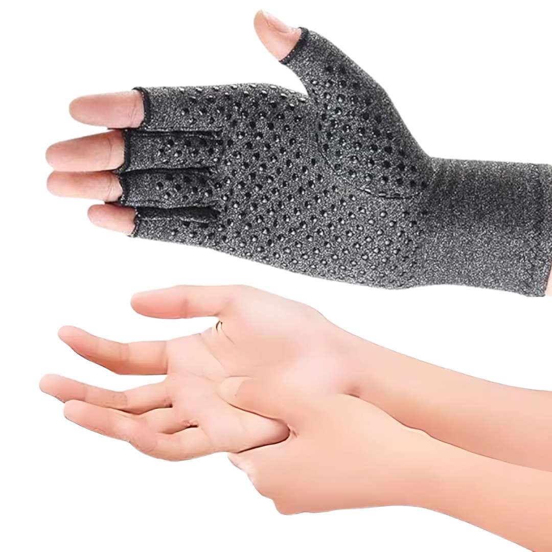 FrostGuard Raynauds Gloves for Cold Hands | Thermal Gloves - Warm Gloves against Hand Pain - Non-Slip Grip - Hand Comfort Oak & Coral