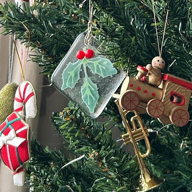 Glass Christmas Tree Ornament