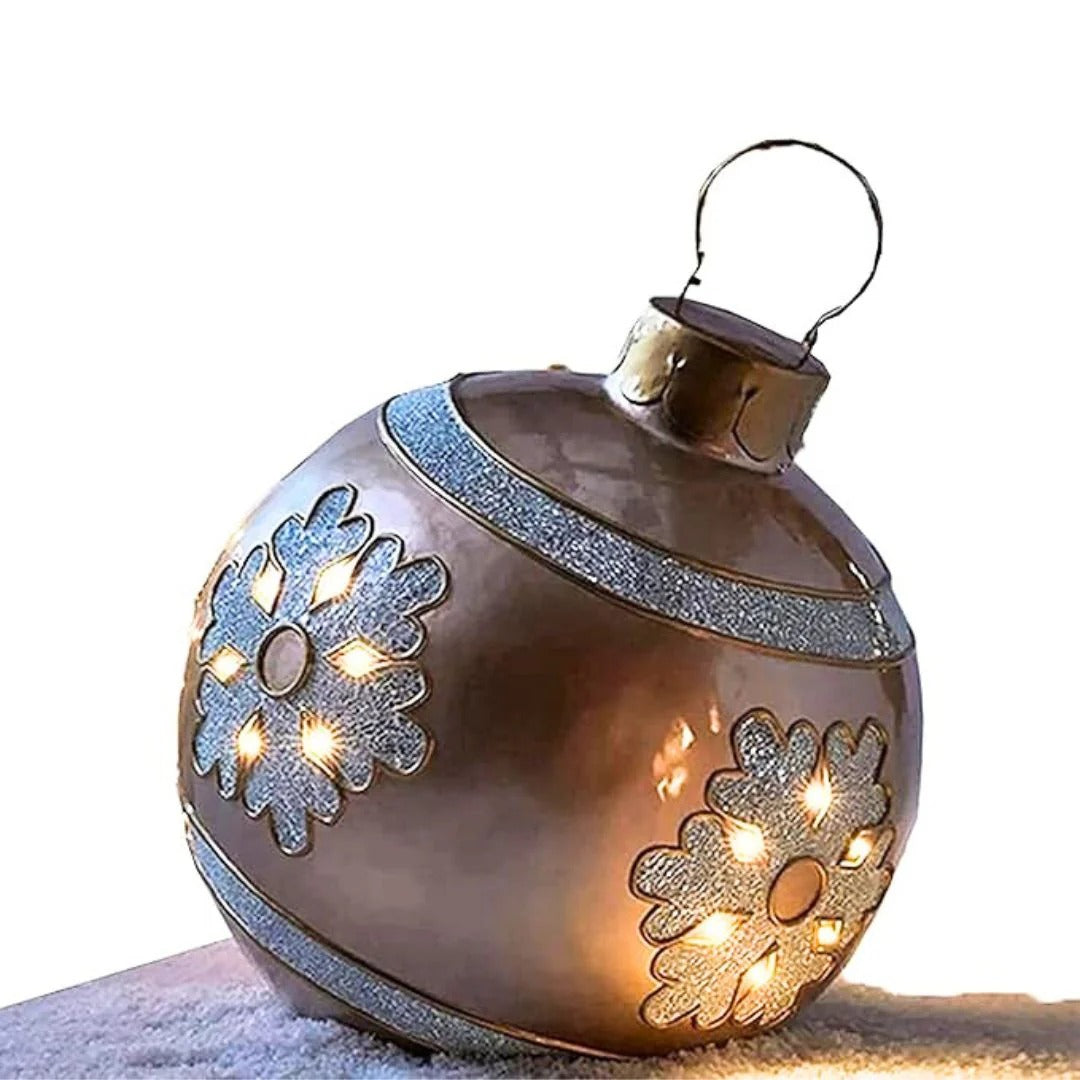 Inflatable Christmas Baubles – Weatherproof & Reusable Outdoor PVC Ornaments