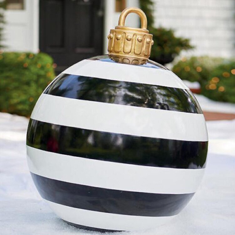 Inflatable Christmas Baubles – Weatherproof & Reusable Outdoor PVC Ornaments