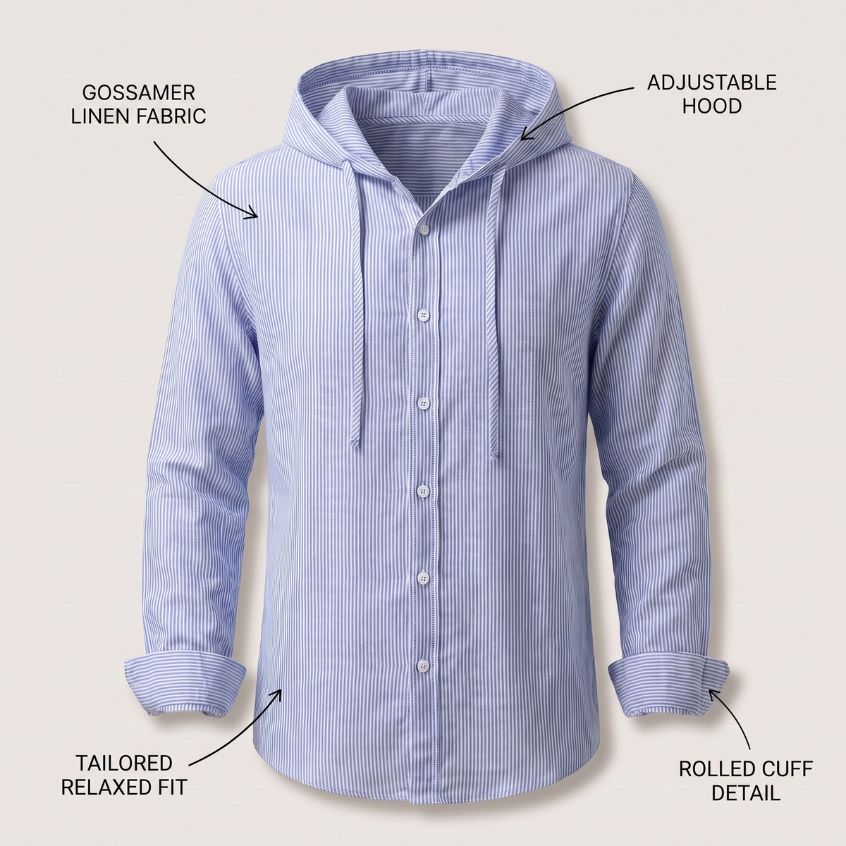 Linen Hoodie