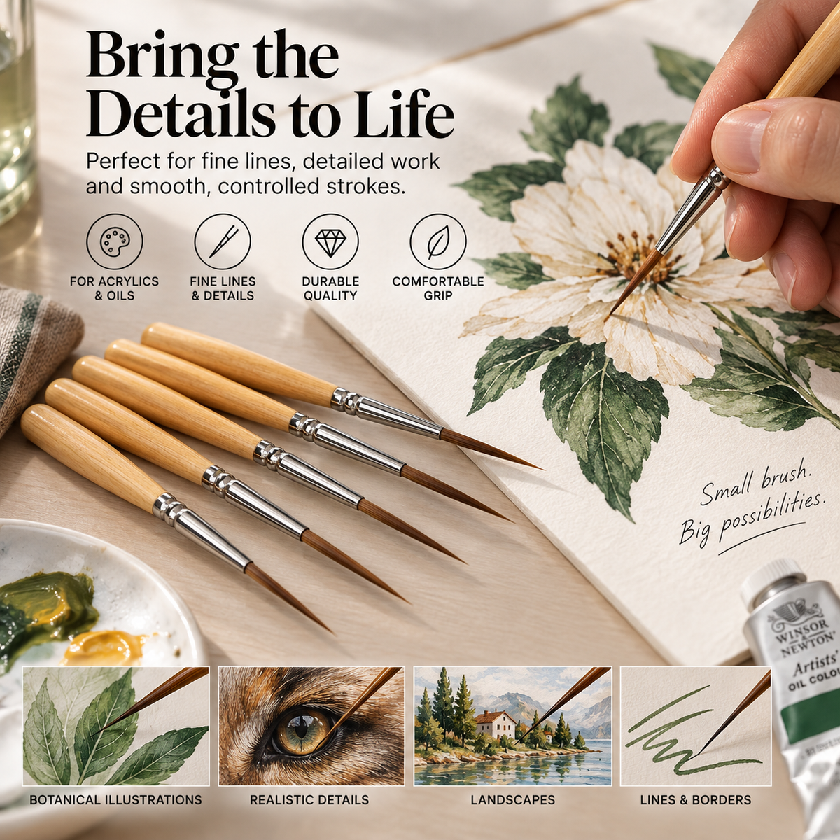 Long Liner Detail Brush Set