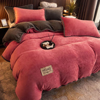 Velvet Fleece Comforter Set - PlushHaven