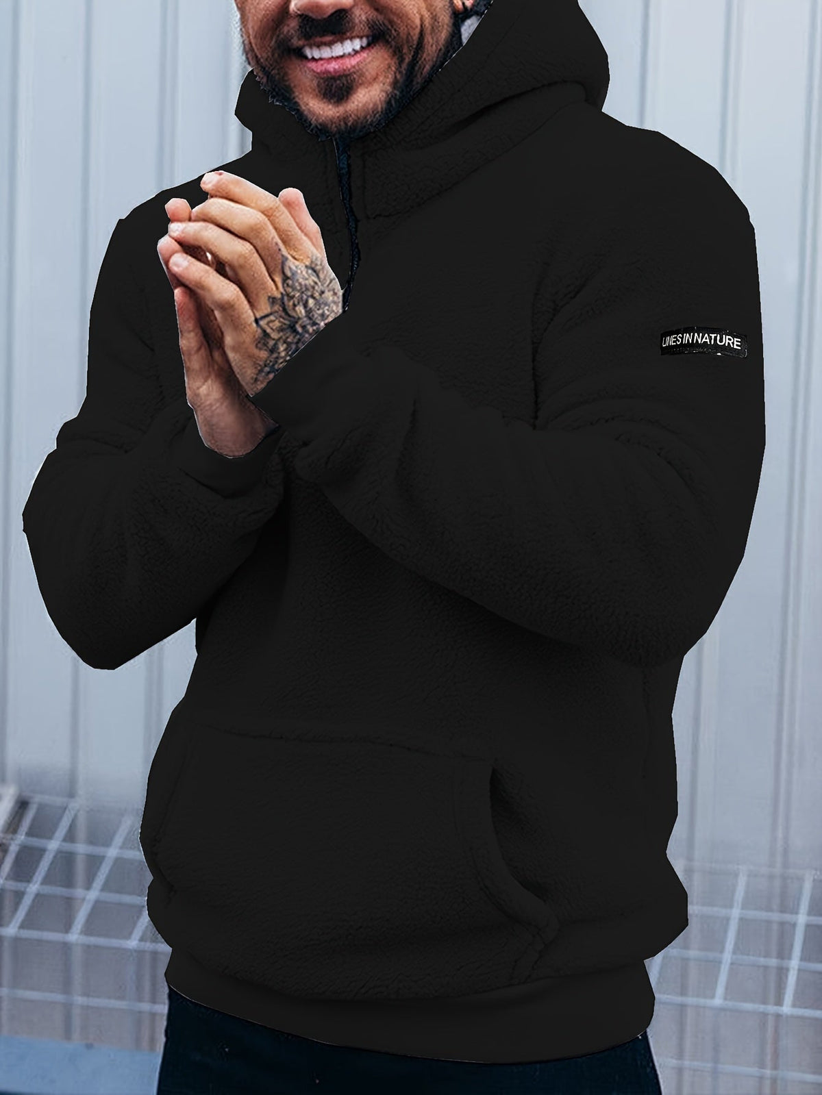 Men's Plush Zip Hoodie