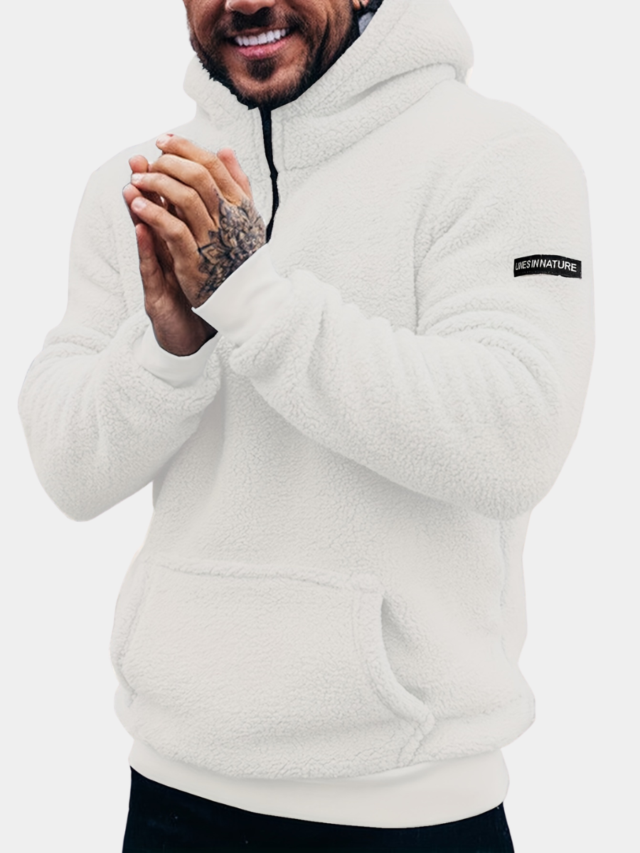 Men's Plush Zip Hoodie